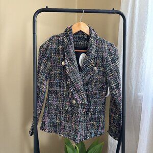 FORE Audrey Boucle Tweed Blazer Size Small NWT